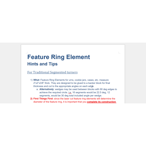 Feature Ring Elements Hints and Tips 2026