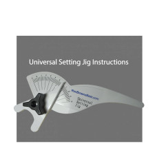 Instructions Universal Setting Jig Lathe tool Sharpening