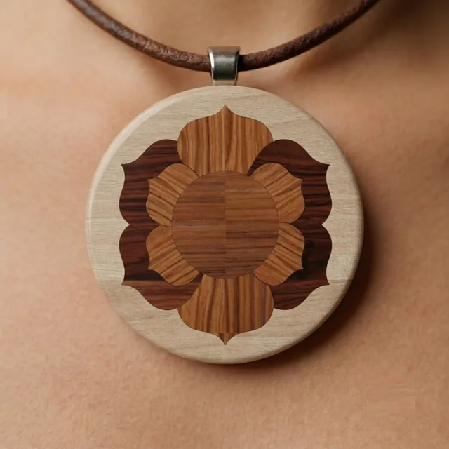 Rosette pendant