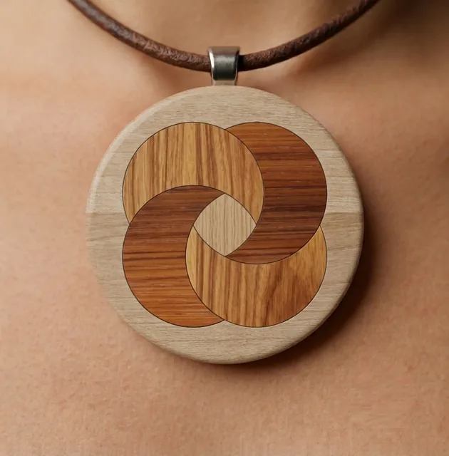 Whirl Circles pendant